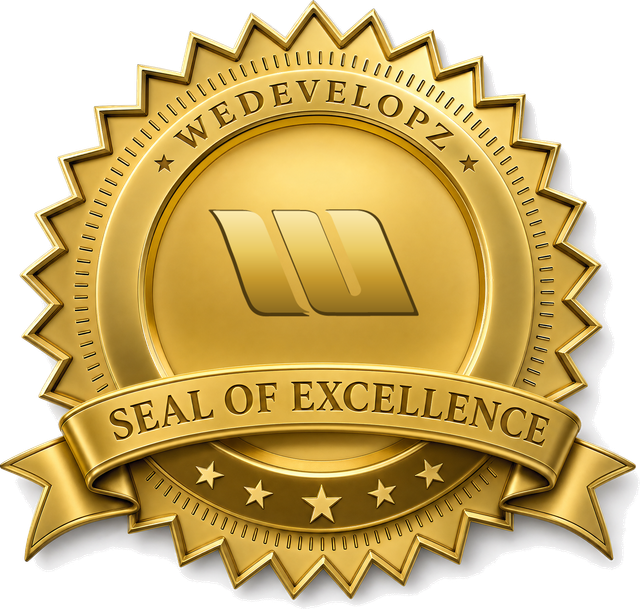 Sceau d'excellence — WeDevelopz Studio